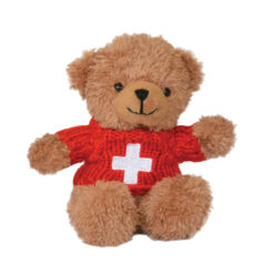 Oso de peluche suizo cruz suiza