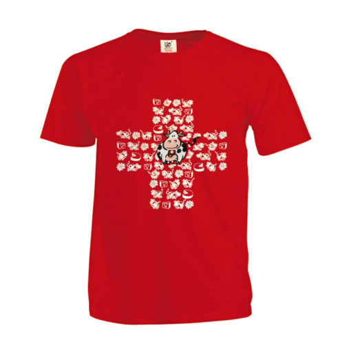 T-Shirt croix suisse enfant