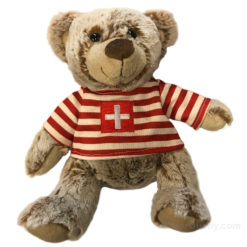 Ourson suisse peluche croix suisse