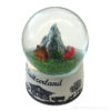 Poya Swiss mountain snow globe