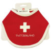 Bavoir suisse pour bébé croix suisse