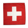 Pequeña bandera de tela suiza