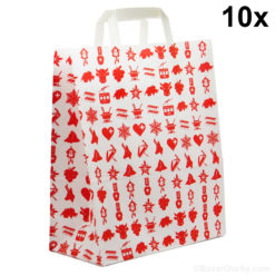 Sac cadeau motif suisse papier