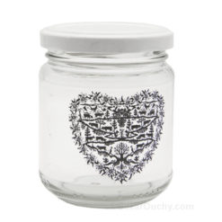Poya glass jar