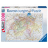 Schweizer Puzzle-Karte Karte