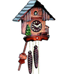 Swiss cuckoo clock and other cuckoos