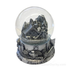 Swiss chalet snow globe