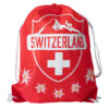 Swiss cross string backpack