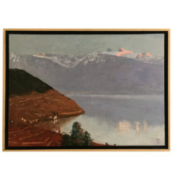Quadro Lavaux - Quadro dipinto ad olio - Svizzera