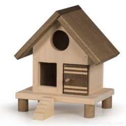 Swiss wooden toy chicken coop