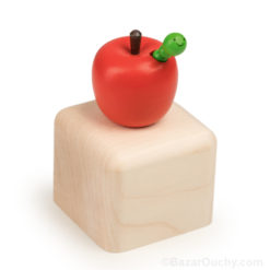 Kiener wooden music box apple worm