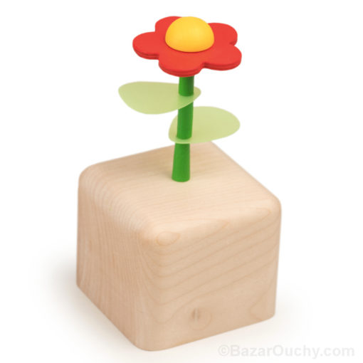 Kiener wooden flower music box