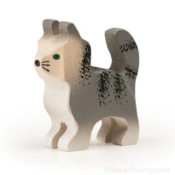 Swiss wooden toy cat