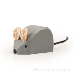 Swiss wooden toy mouse