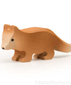 Renard jouet en bois suisse
