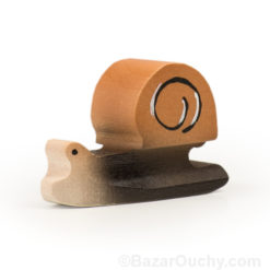 Swiss wooden toy snail