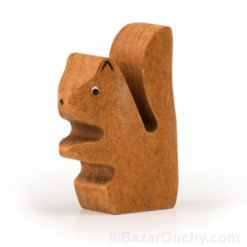 Swiss wooden toy squirrel