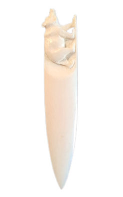 Ivory paper cut letter opener