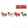 Swiss cow small magnet set