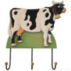 Patere crochet porte torchon vache suisse