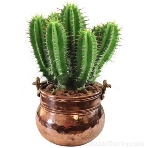 Copper flower pot