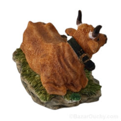 Swiss cow figurine