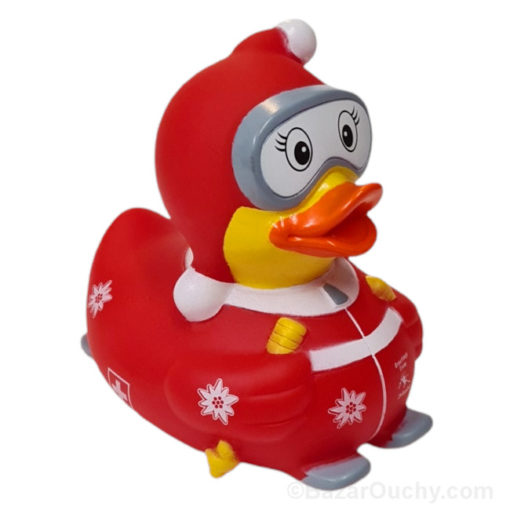 Plastic duck swiss cross ski