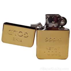 gold bar zippo