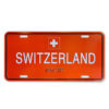 Schweizer Autokennzeichen aus Metall