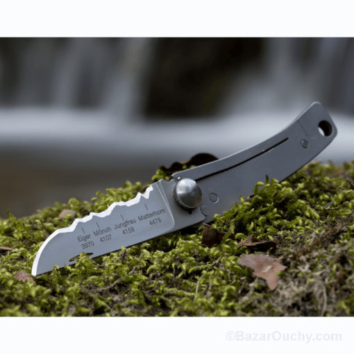 Forma a coltello delle montagne svizzere -