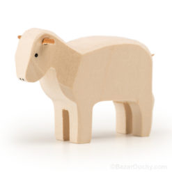 Swiss wooden toy sheep