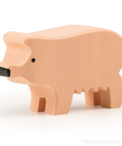 Cochon en bois suisse