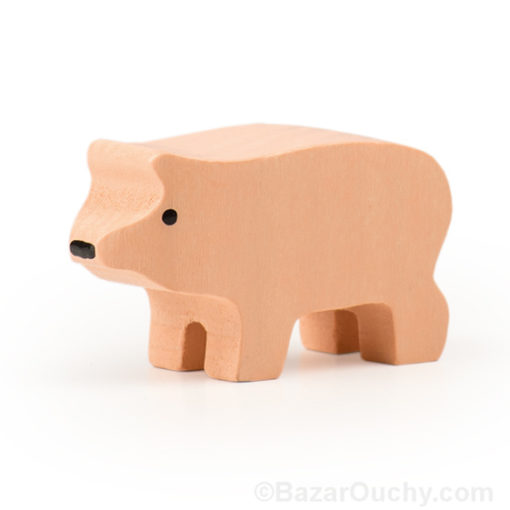 Cerdo de madera suizo