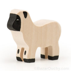 Swiss wooden toy sheep