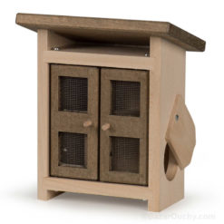 Wooden rabbit hutch