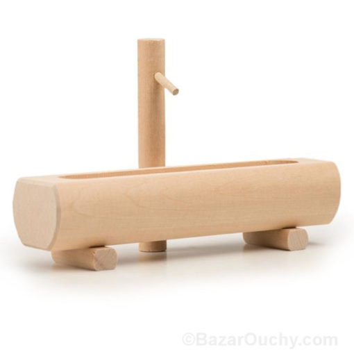 Swiss wooden toy fountain