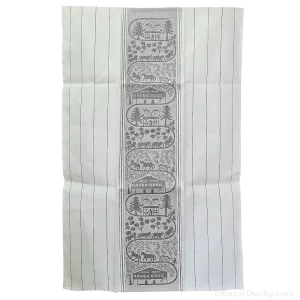 Linge cuisine suisse - Decoupage poya