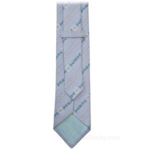 Blue edelweiss tie