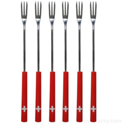 Swiss cross fondue fork