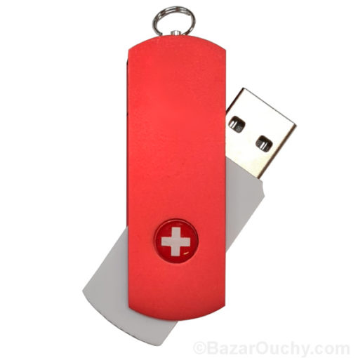 Clé USB croix suisse 16go