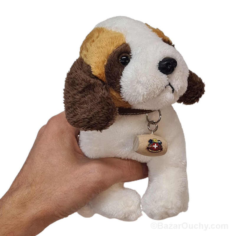 Trousse Peluche chien Saint Bernard