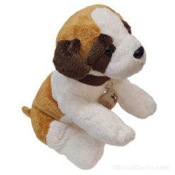 Peluche chien saint bernard - Couché