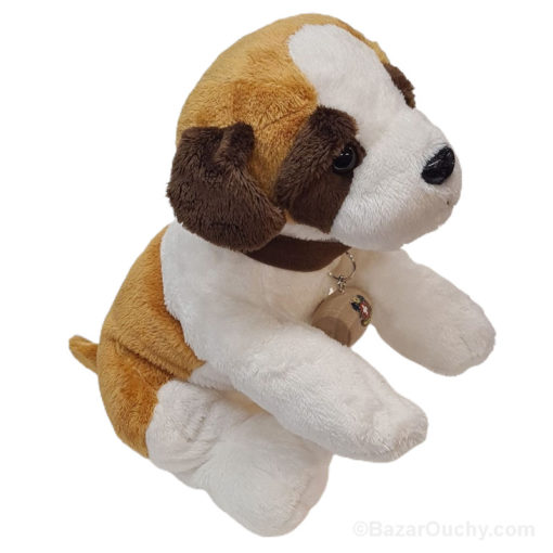 Peluche perro san bernardo - acostado