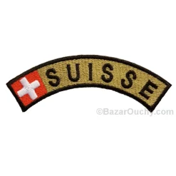 Insignia del ejército militar suizo - Para coser - Bordada