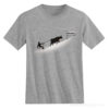 T shirt switzerland vache tire skieur