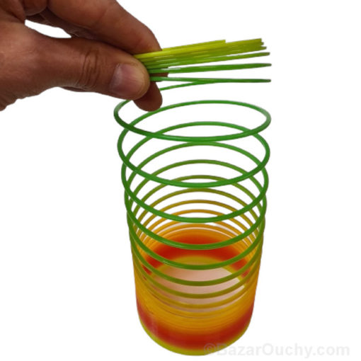 Plastic spring toy