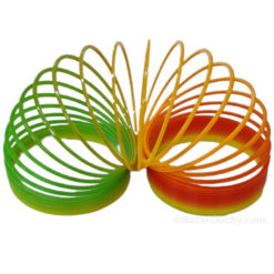 Plastic spring toy