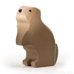 marmota de madera