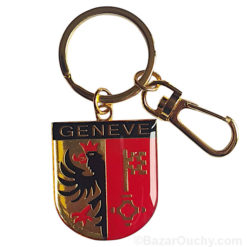 Schlüsselanhänger mit Genfer Flagge_