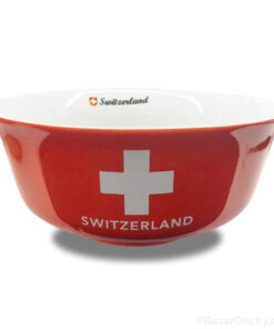 Bol croix suisse rouge